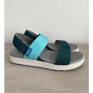 KEEN Elle Backstrap Sandals Womens 10 Sea Moss Blue Strappy Comfort Outdoors